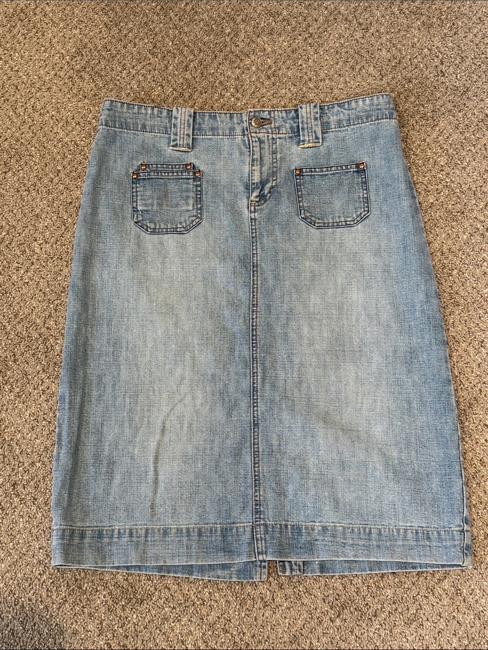 Old Navy Blue Denim Skirt